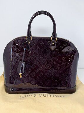 Louis Vuitton Amarante Vernis Alma GM